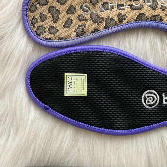 ROTHYS Cheetah Leopard Print Round Flats The Lounge Loafer Flat sz. 6.5 - Picture 6 of 11